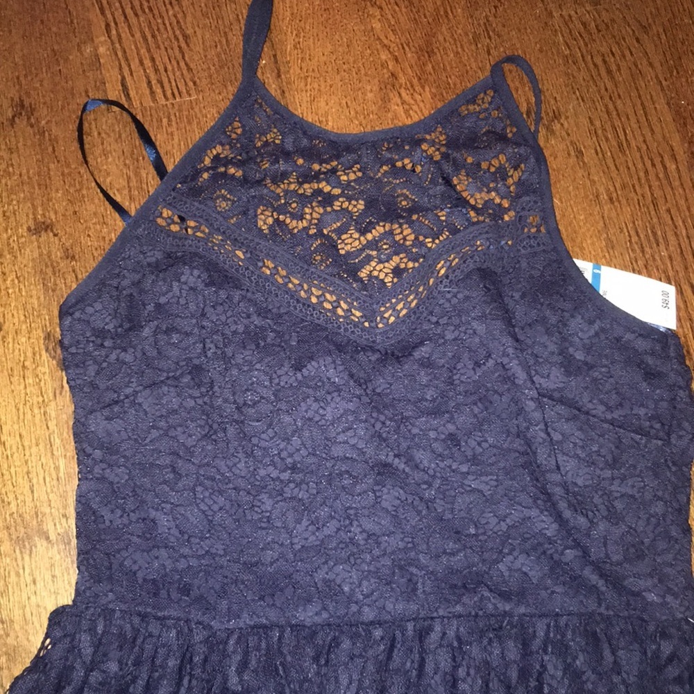 City Studio Navy Lace Dress - New With Tags - Picture 2 of 5